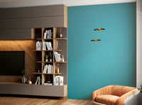 The peel and stick wallpaper showing realistic water.

