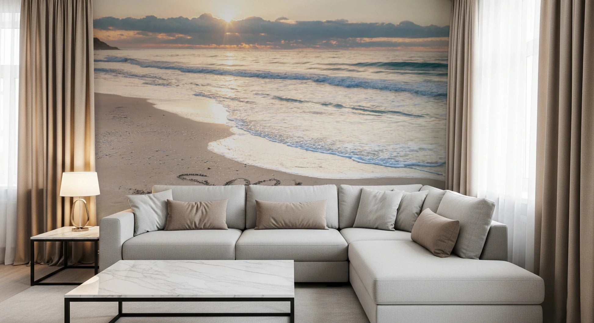 Seaside Smile Wall Mural