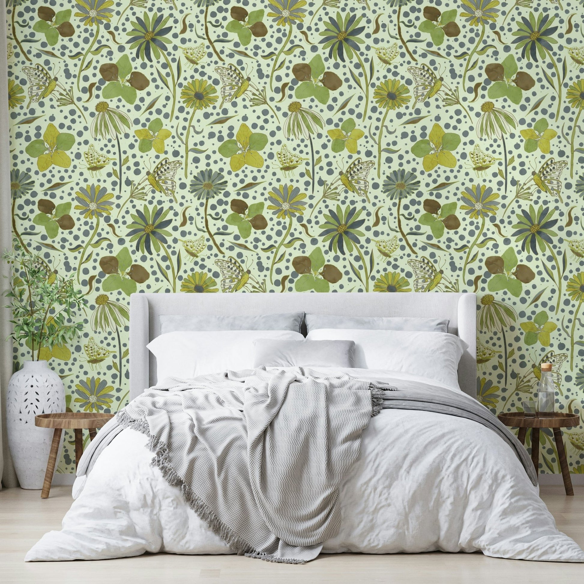 Full view of the Secret Butterfly Garden mural.

