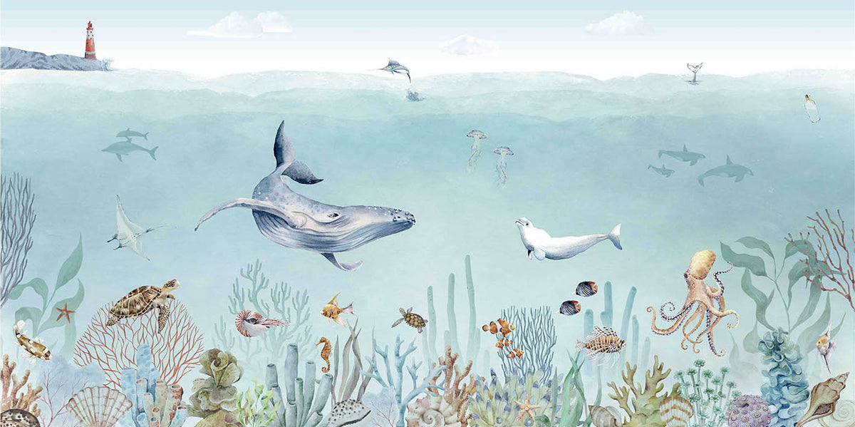 Secret sea life wallpaper murals in your room