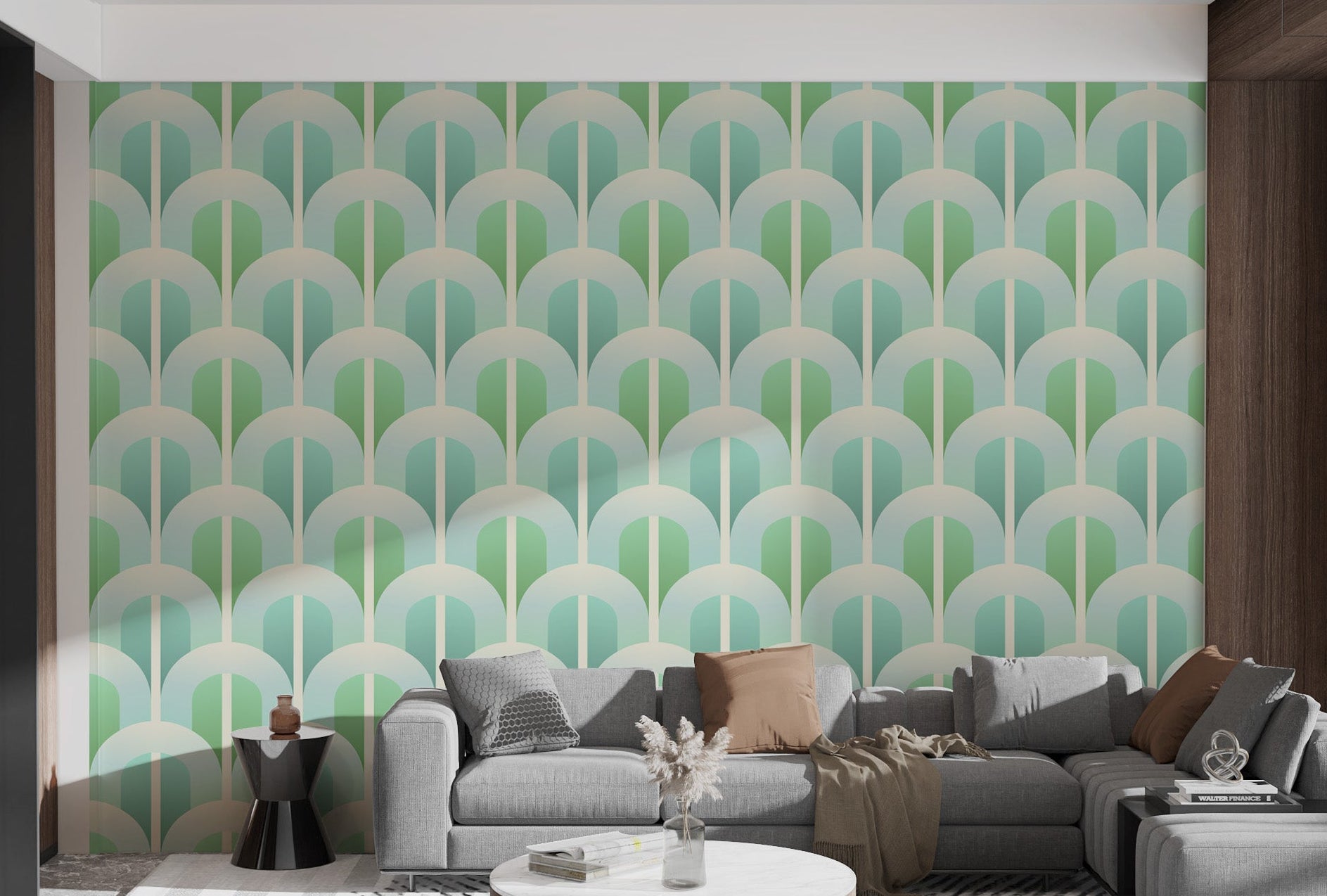 Elegant Arches Wall Design Mural
