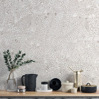 Beige and Cream Animal Print Wallpaper Mural for Walls
