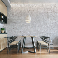 Wildlife-Inspired Beige Animal Print Wallpaper Design
