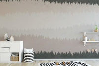 Shaded Timber Illusion Wall Mural - Giffywalls