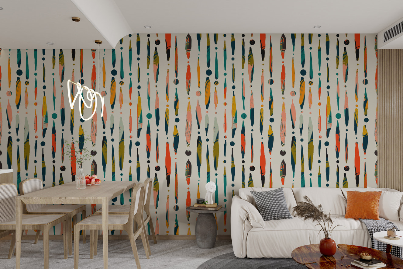 Vibrant Brushstroke Symphony Wallpaper - Giffywalls
