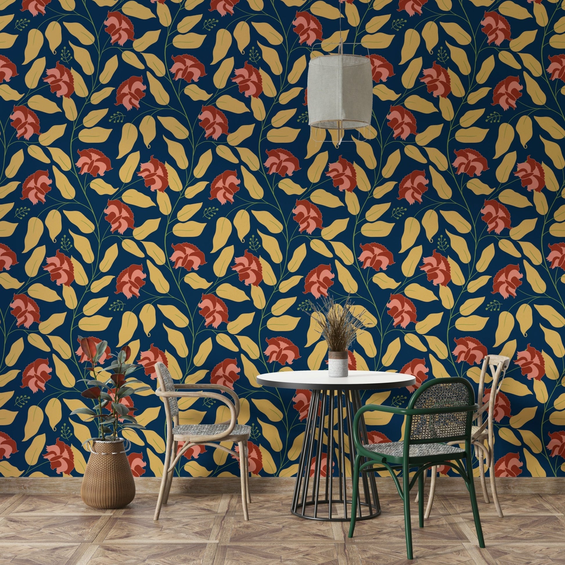 It gives a feeling of peaceful charm and subtle artistry.
