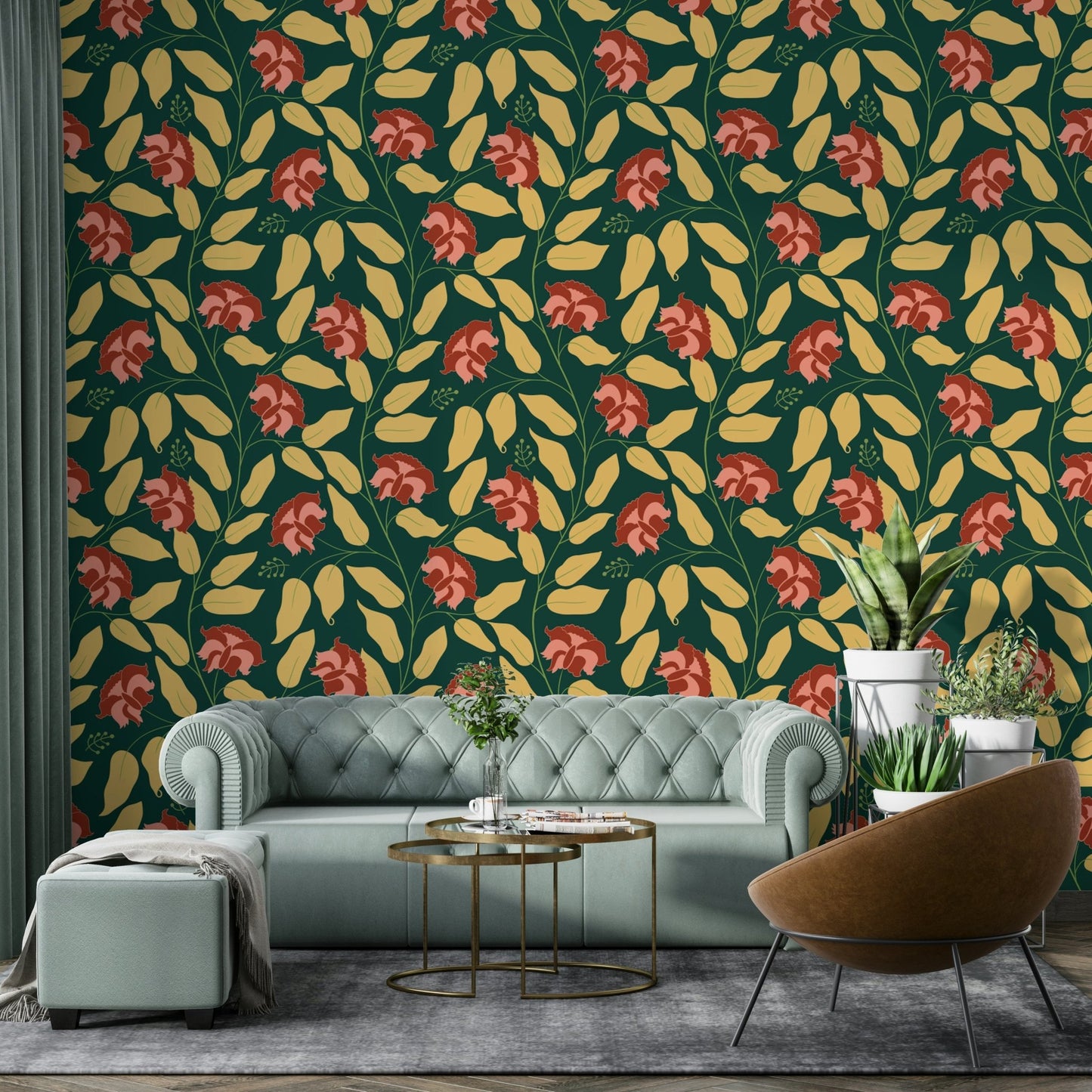 The texture appears smooth and artistic, like a detailed illustration or painting.
