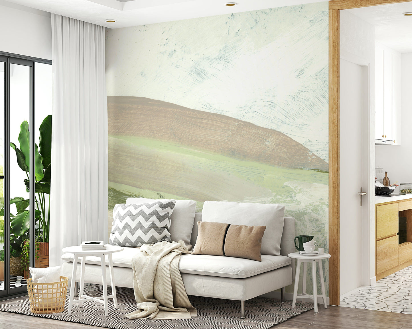 A classic abstract design wallpaper for walls.