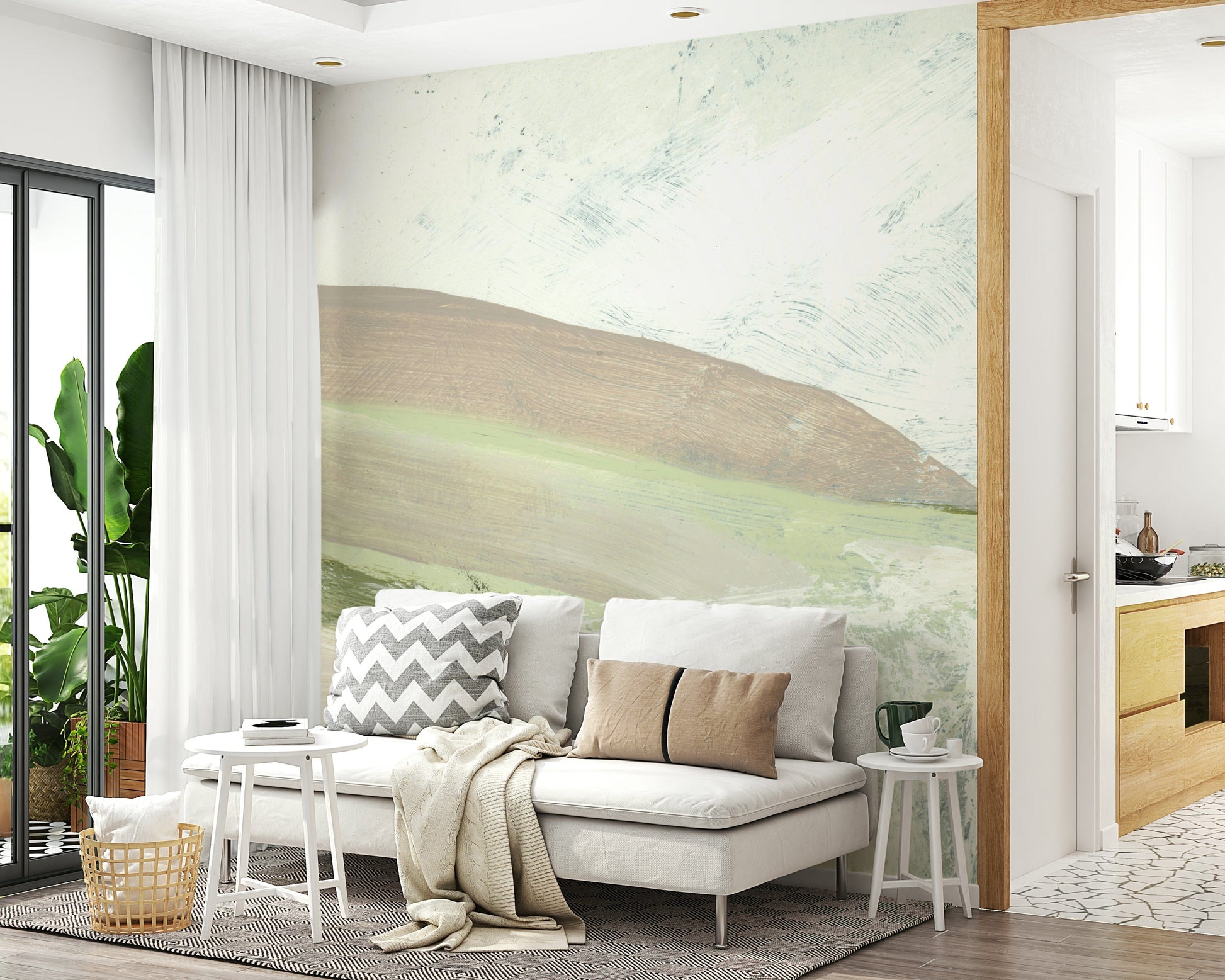 A classic abstract design wallpaper for walls.