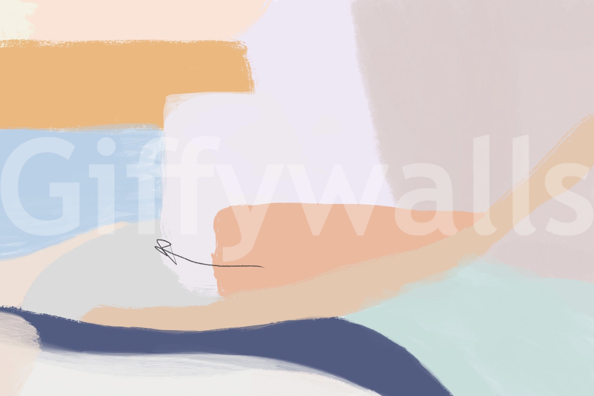 A high-quality abstract print wall mural for walls.