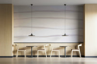 A beautiful serene stripe wallpaper mural with subtle texture.

