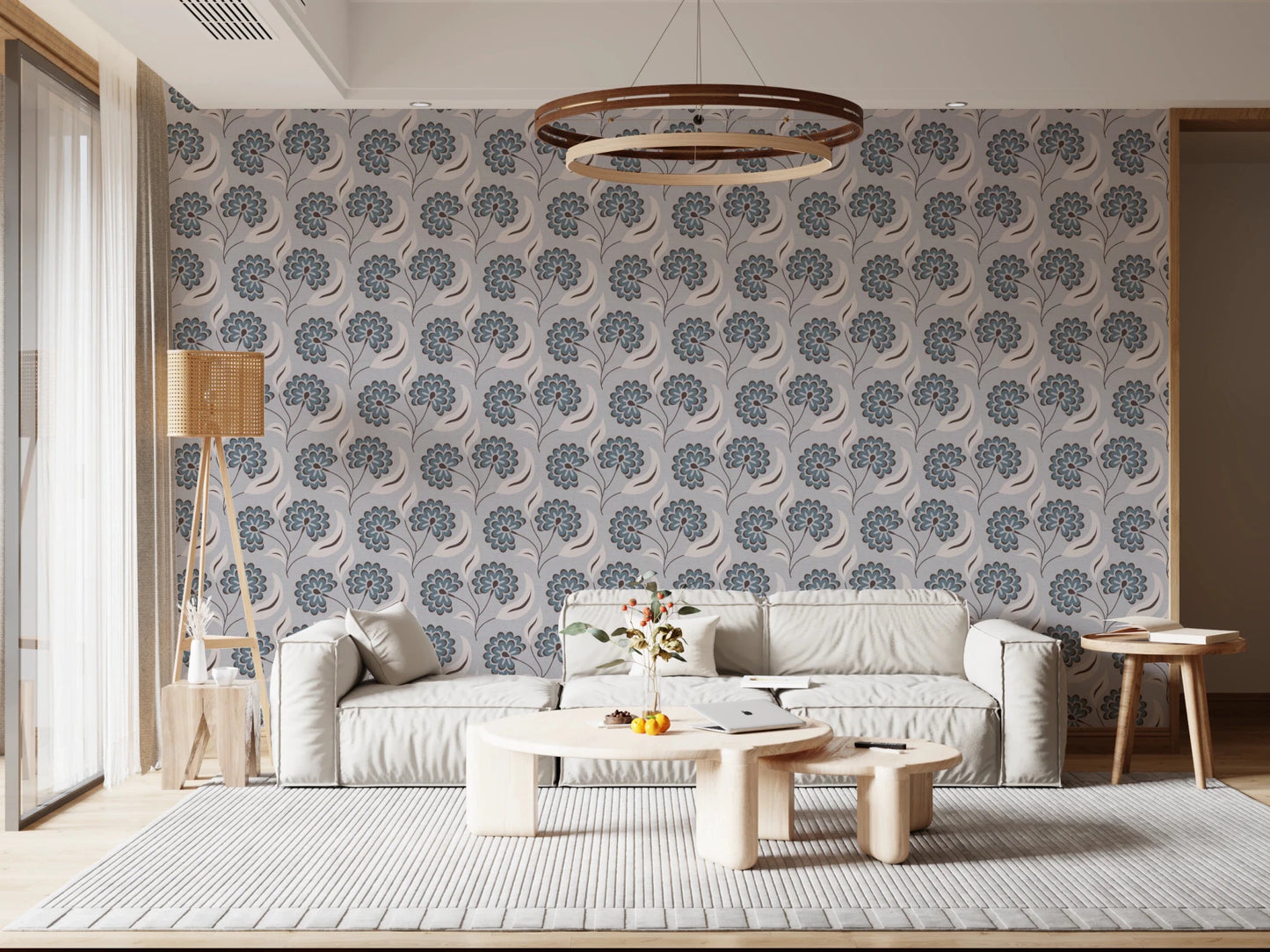 Serene Blooms Wallpaper⁠