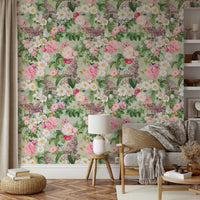 Living room nature wallpaper

