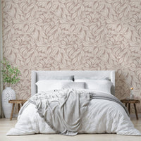 Fresh and calming botanical wallpaper for home decor

