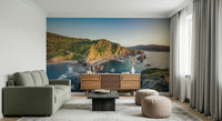 Serene Coastline Path ocean vista wallpaper path