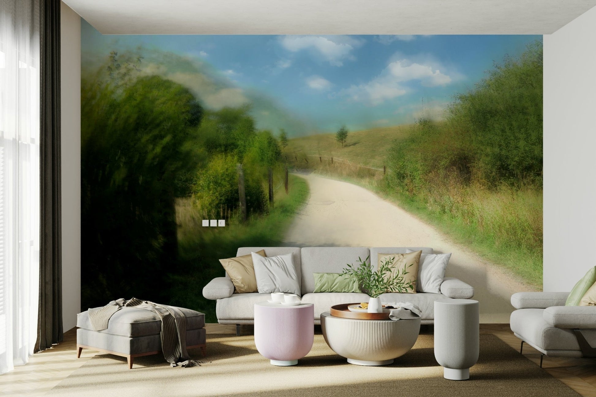 Calm natural scenery wallpaper
