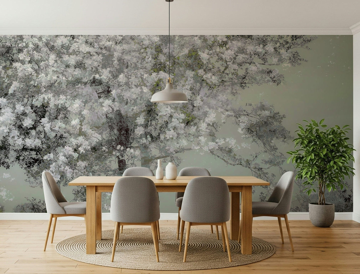 Floral Canopy Serenity Wall Mural -1518414