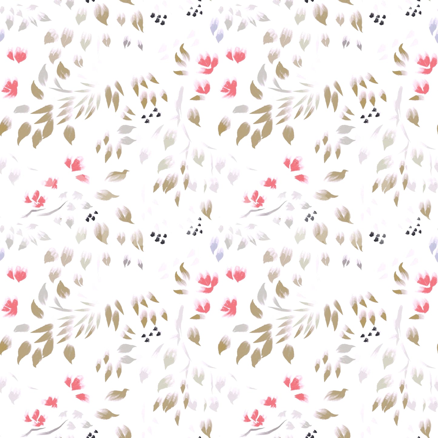 Painterly Petals Wallpaper⁠