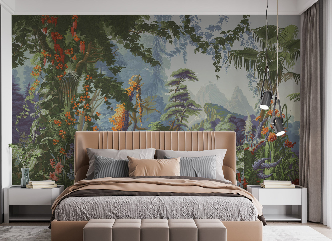 Peaceful Forest Wall Mural - Giffywalls