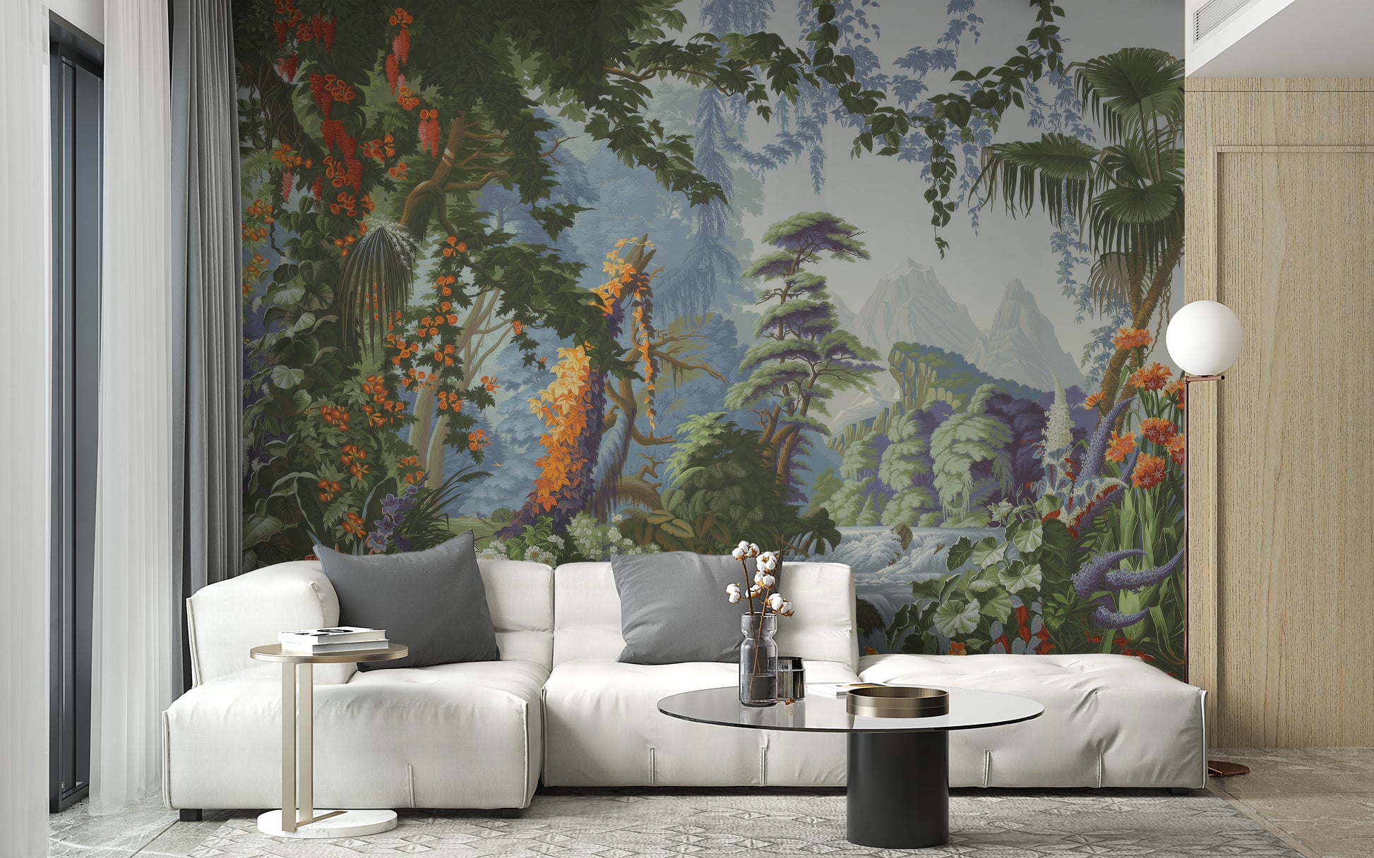 Peaceful Forest Wall Mural - Giffywalls