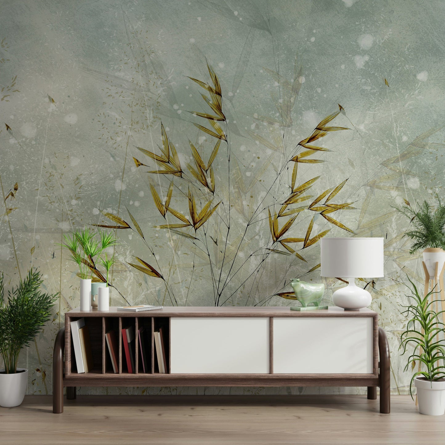 Whispering Grass Wall Mural - Same Uploaded on GD5602