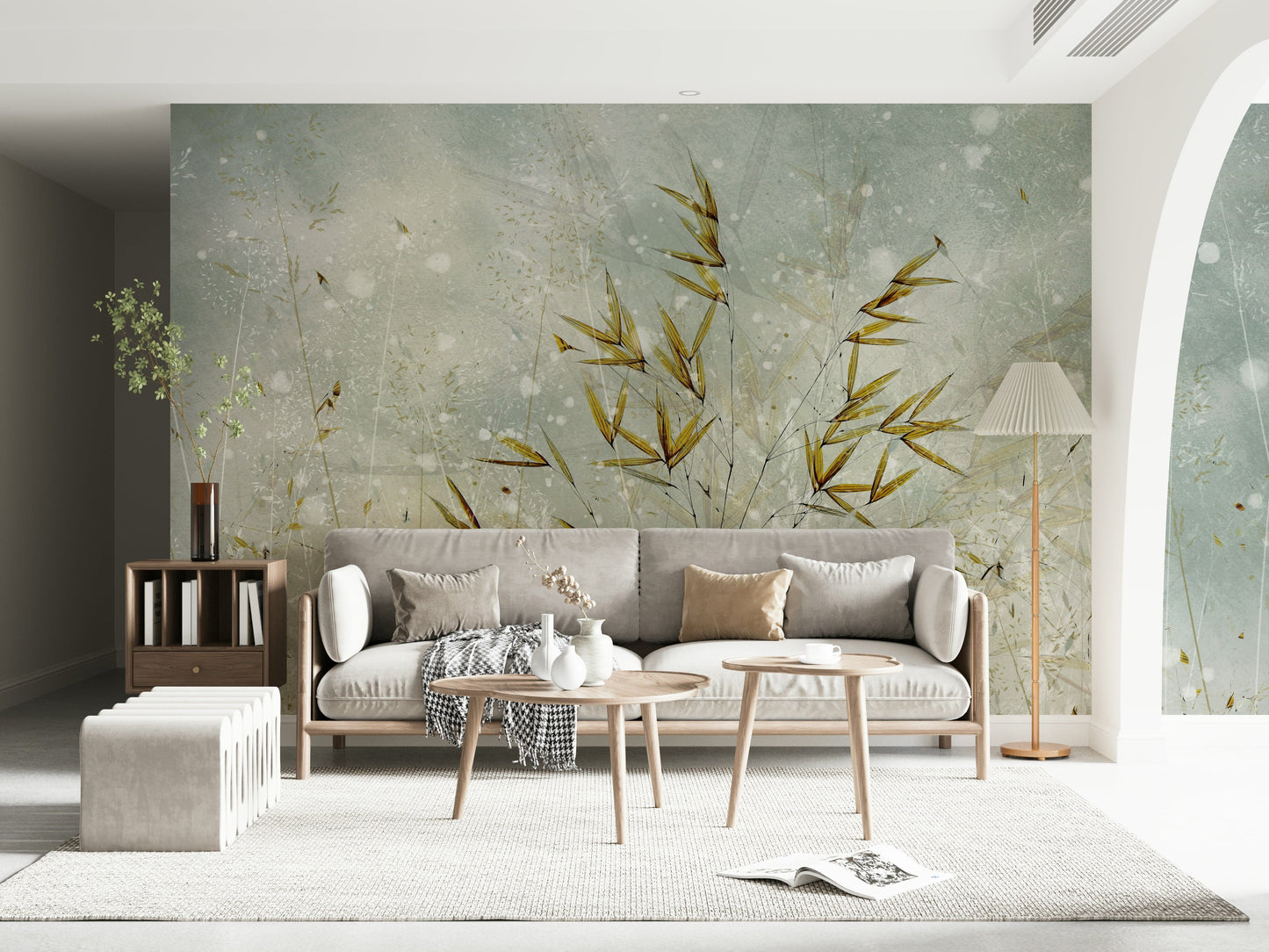 Whispering Grass Wall Mural - Same Uploaded on GD5602