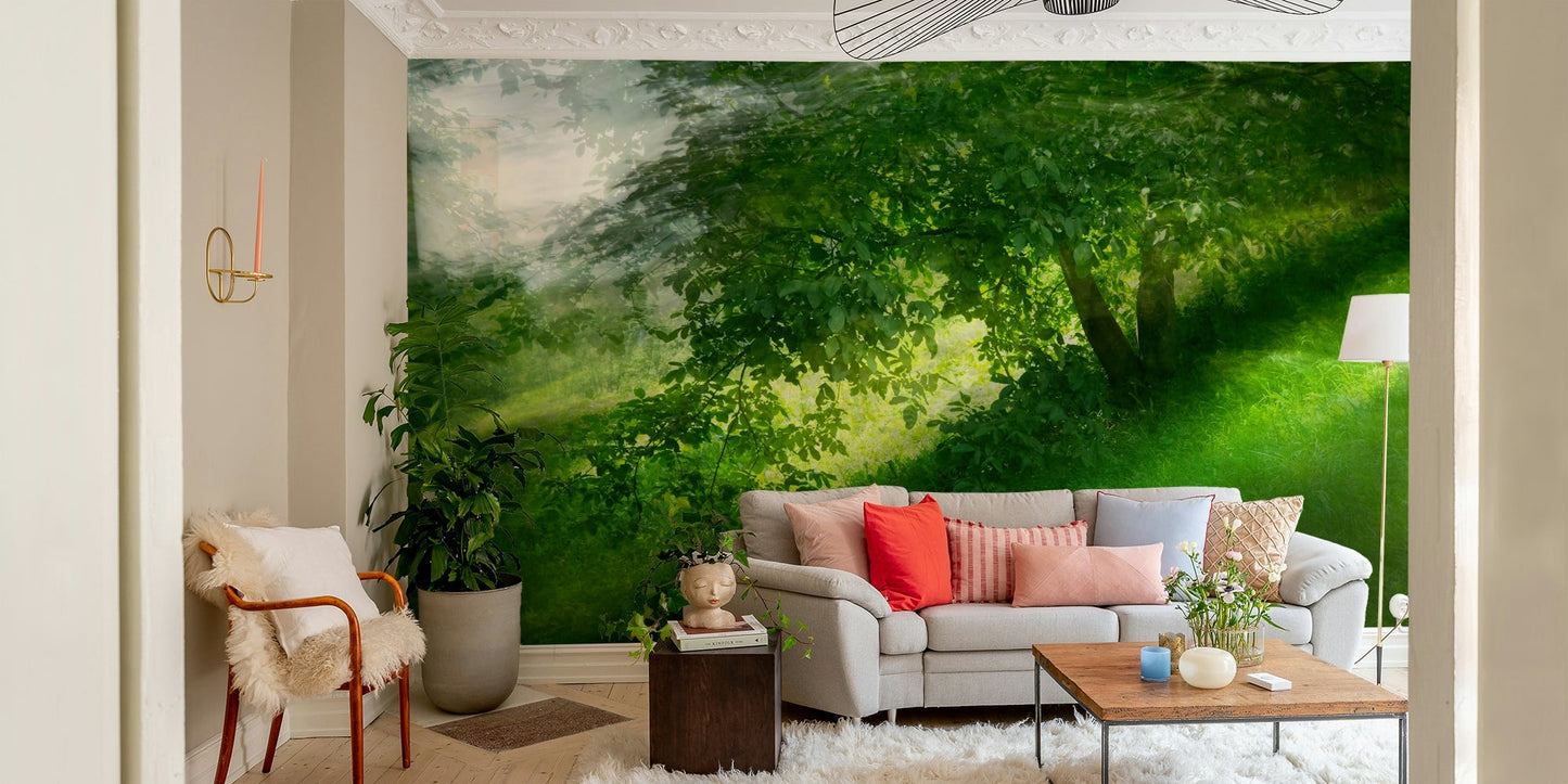 Soft light landscape wall art
