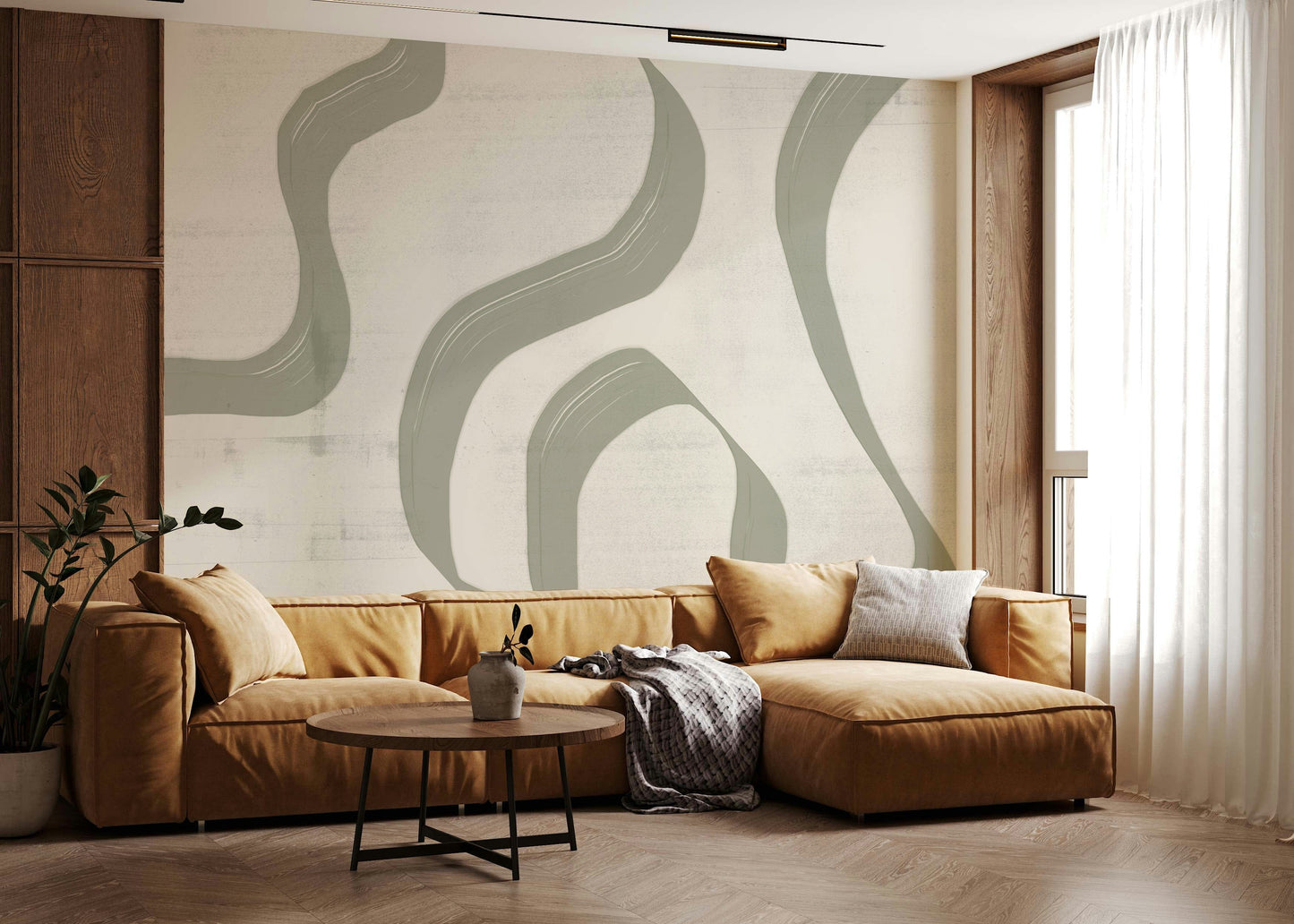 Subtle Stream Wall Mural