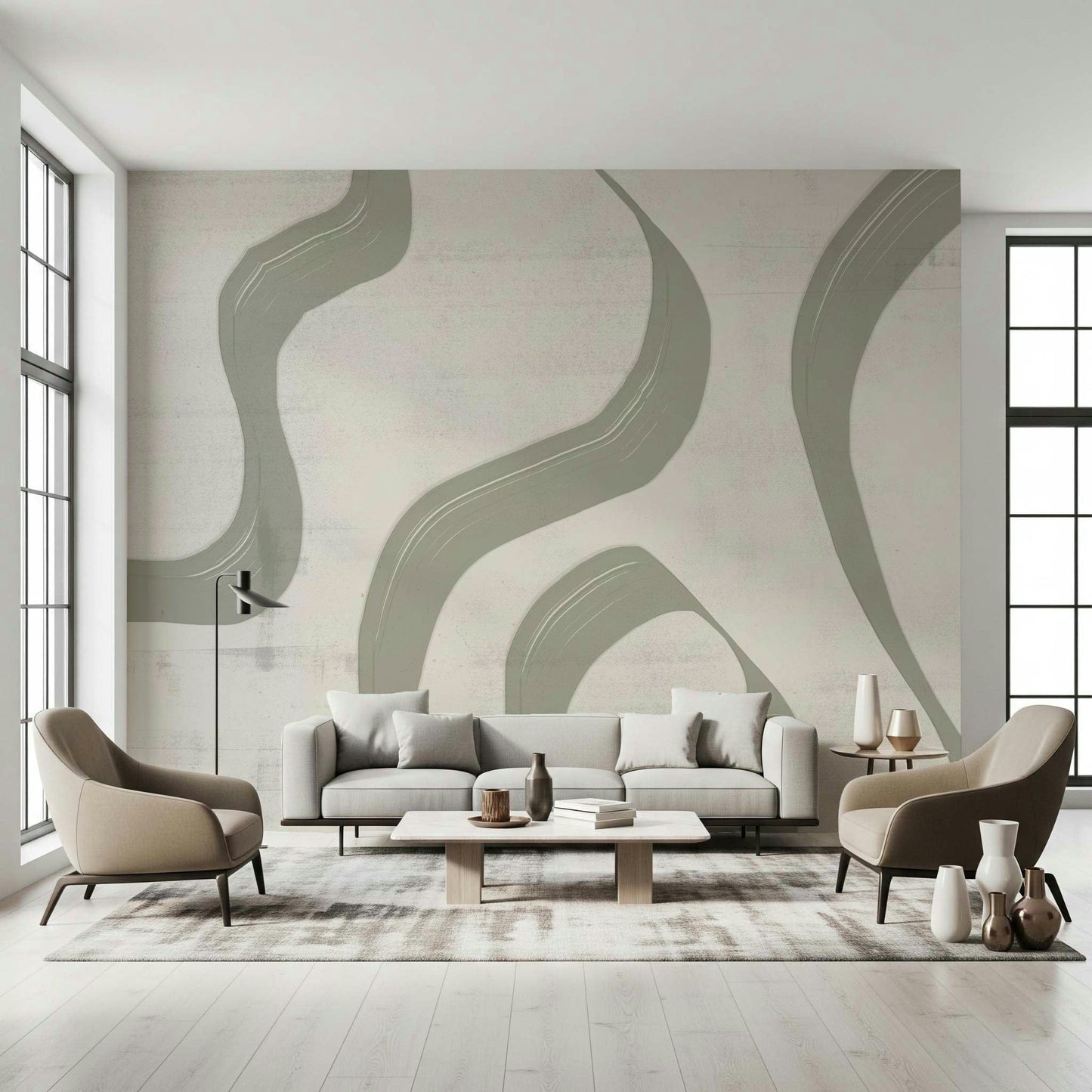 Subtle Stream Wall Mural