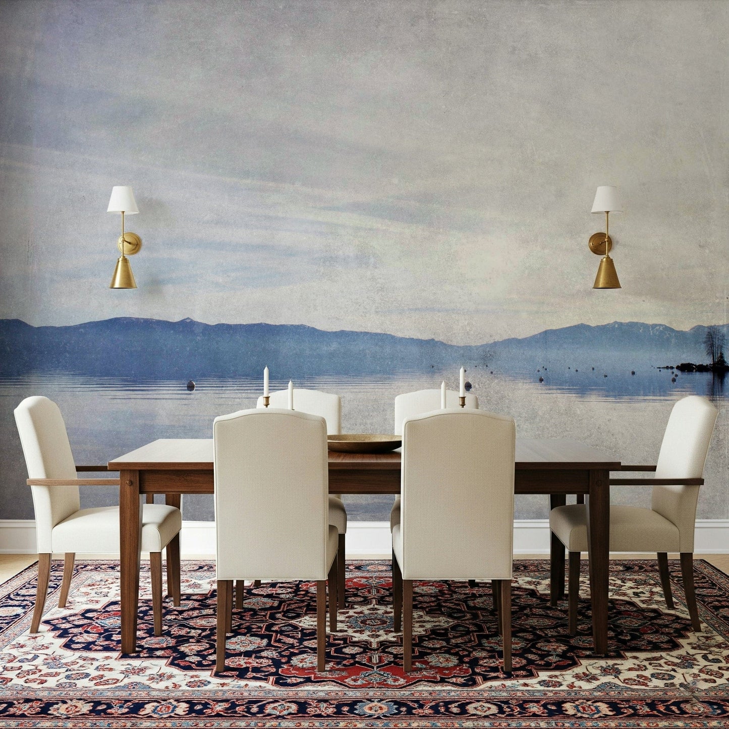 Serene Lake Vista Wall Mural -2671436