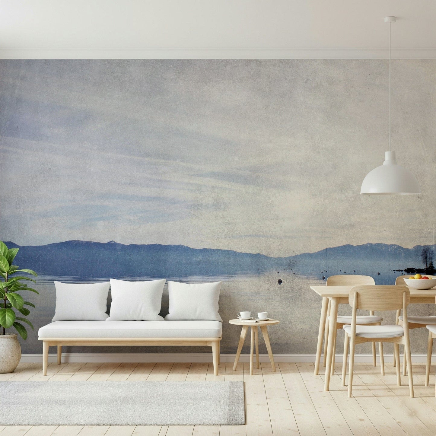 Serene Lake Vista Wall Mural -2671436