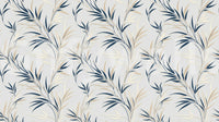 Elegant Serene Leaf Sway Wall Mural adding a natural touch to any space.