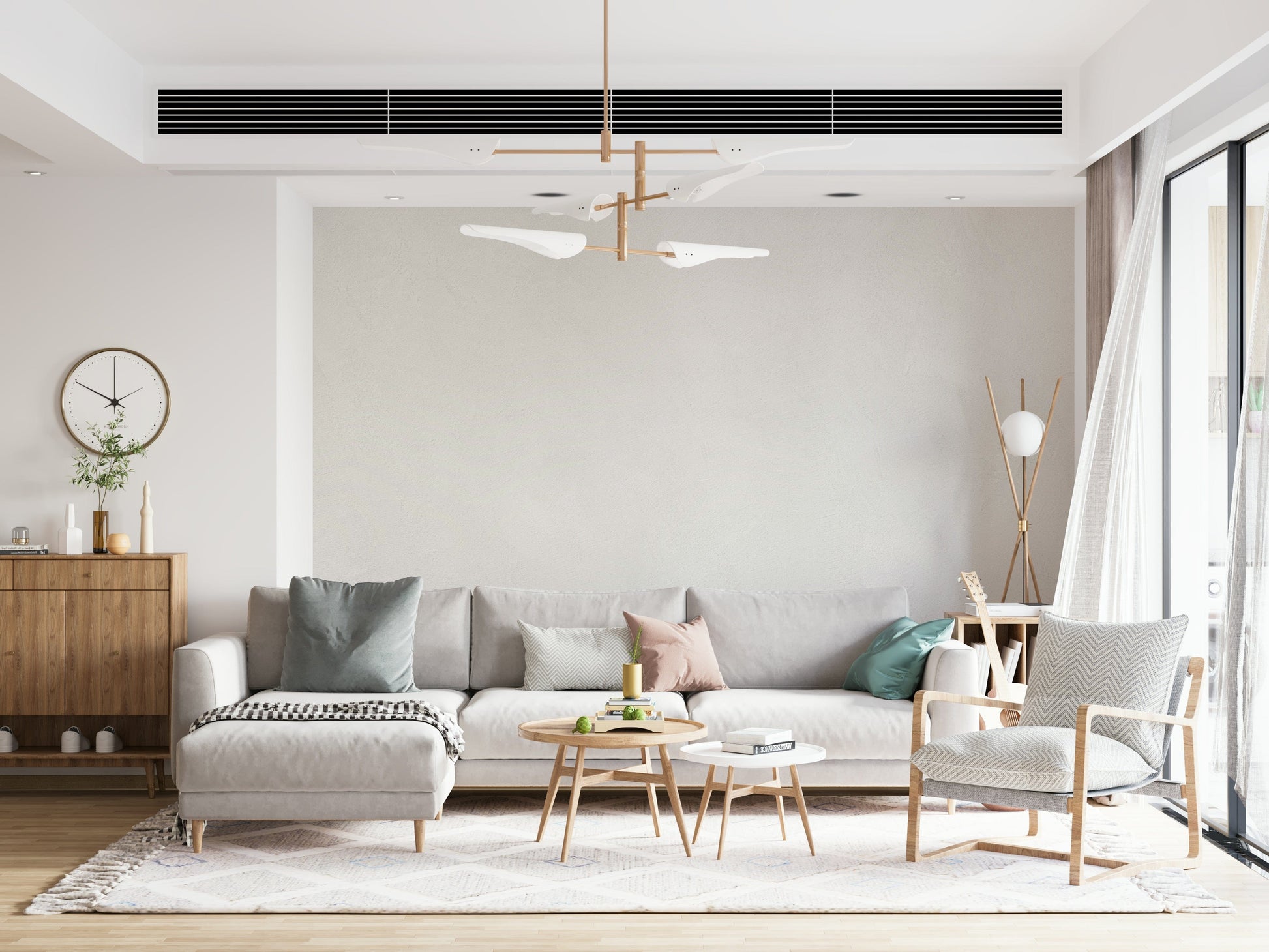 Softly textured plaster wall design for cozy and serene interiors