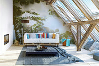 Nature reflection photo wall mural
