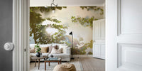 Tranquil outdoor mural for walls
