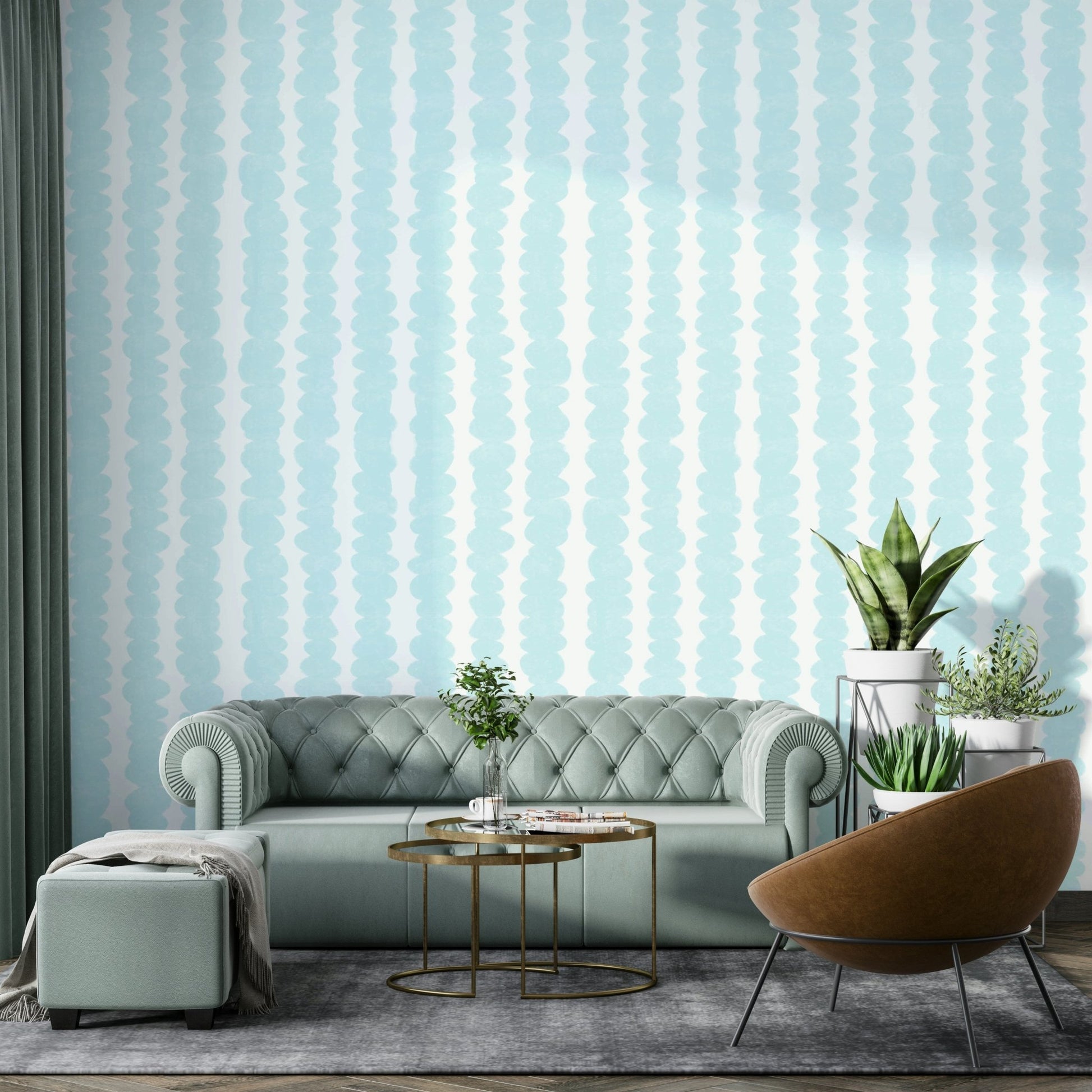 Softly layered stacked stones wallpaper for serene spaces

