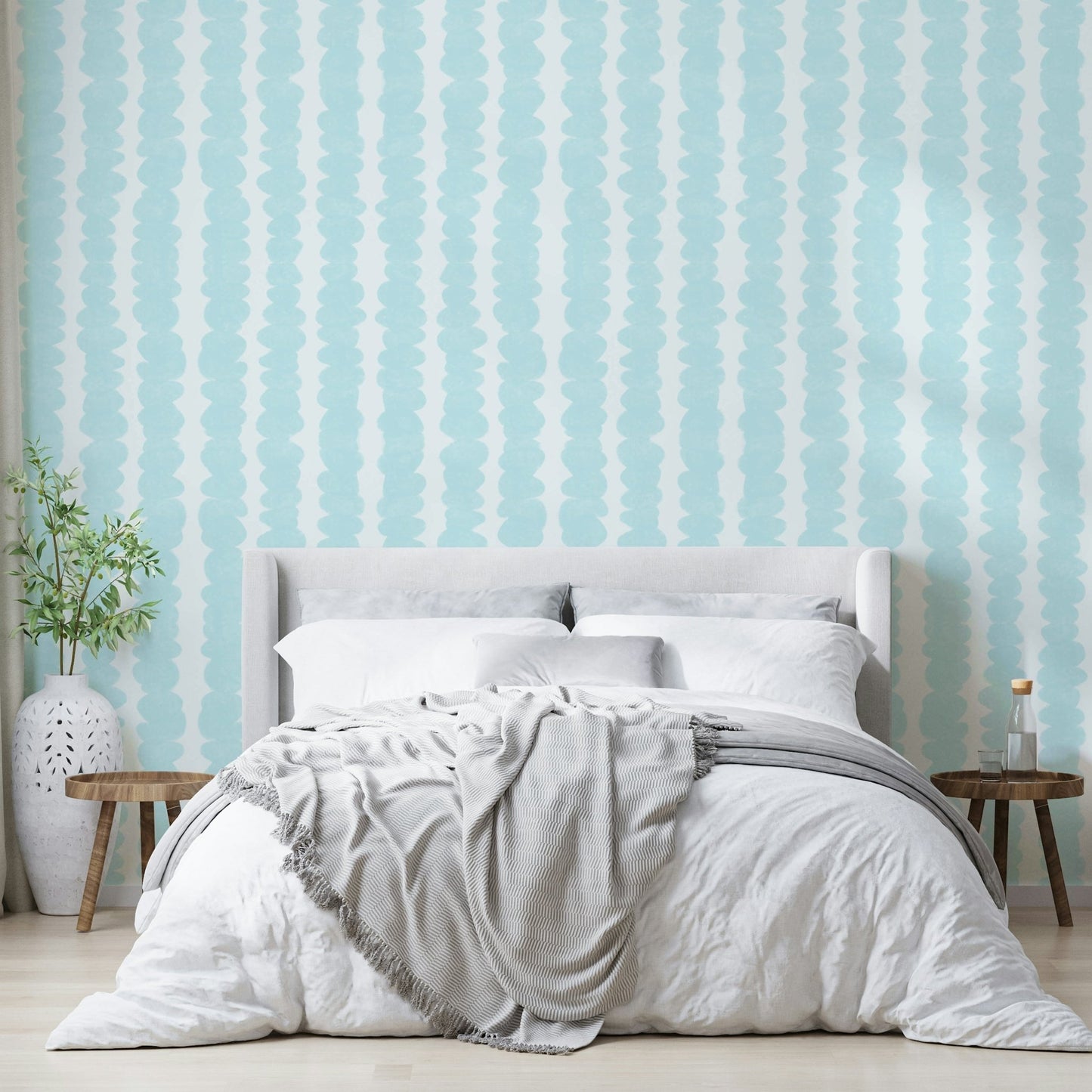 Serene Stacked Stones wallpaper for bedroom tranquility

