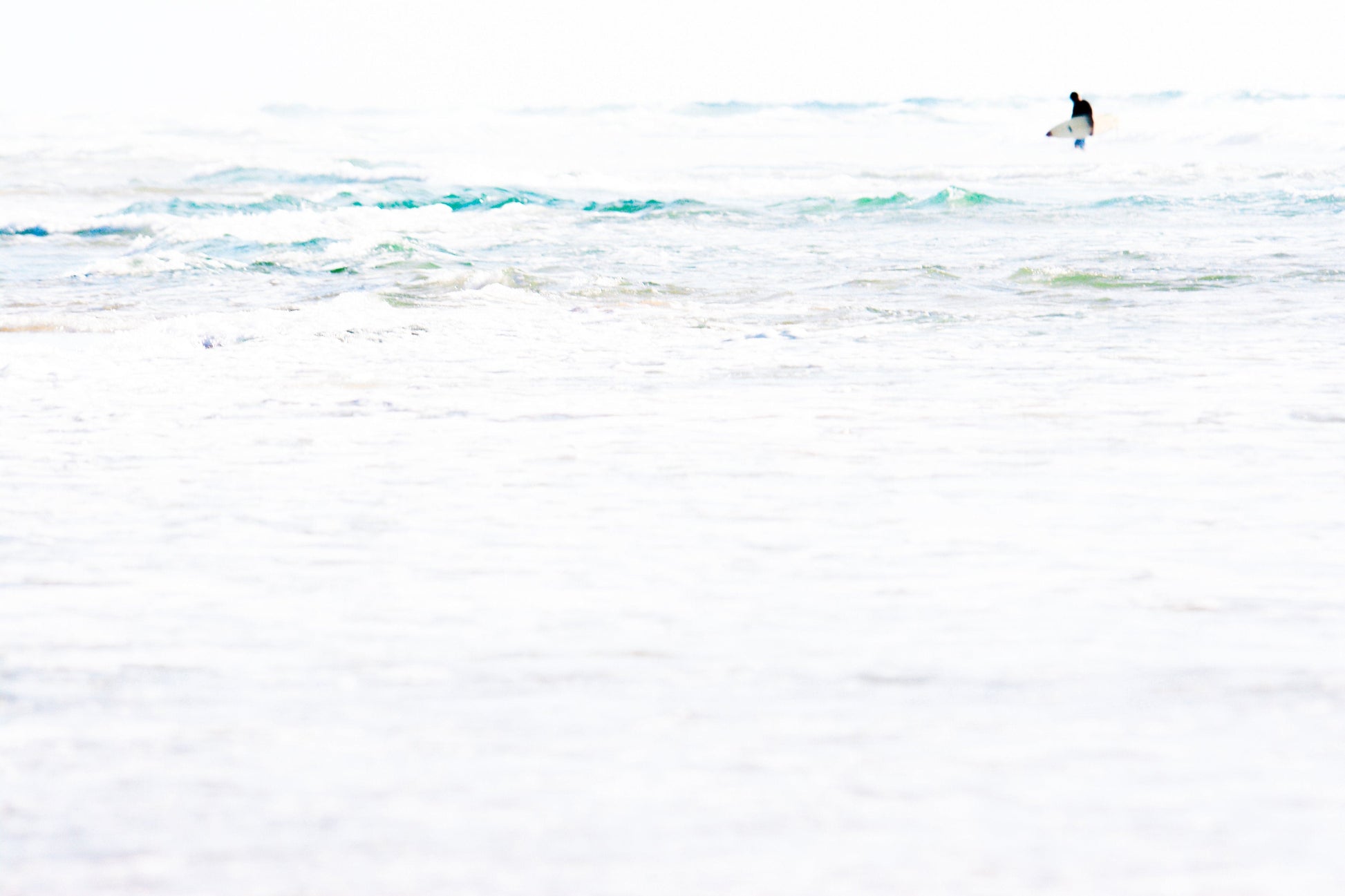 A high-quality serene ocean wall mural for walls.

