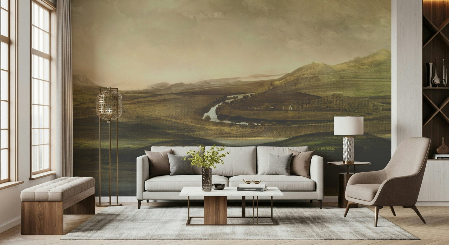 Painted Valley Vista Wall Mural -2925053