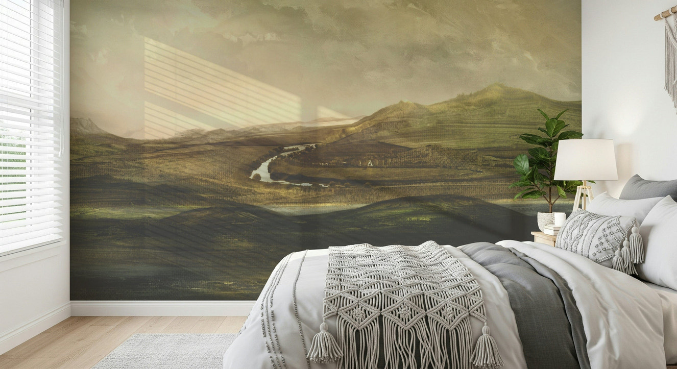 Painted Valley Vista Wall Mural -2925053