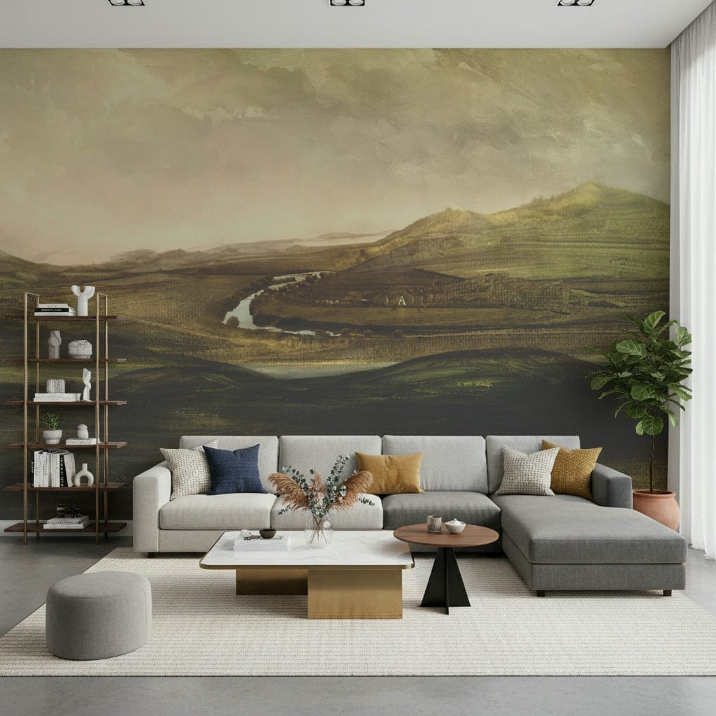 Painted Valley Vista Wall Mural -2925053