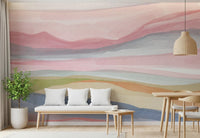 Serene Watercolor Wall Mural