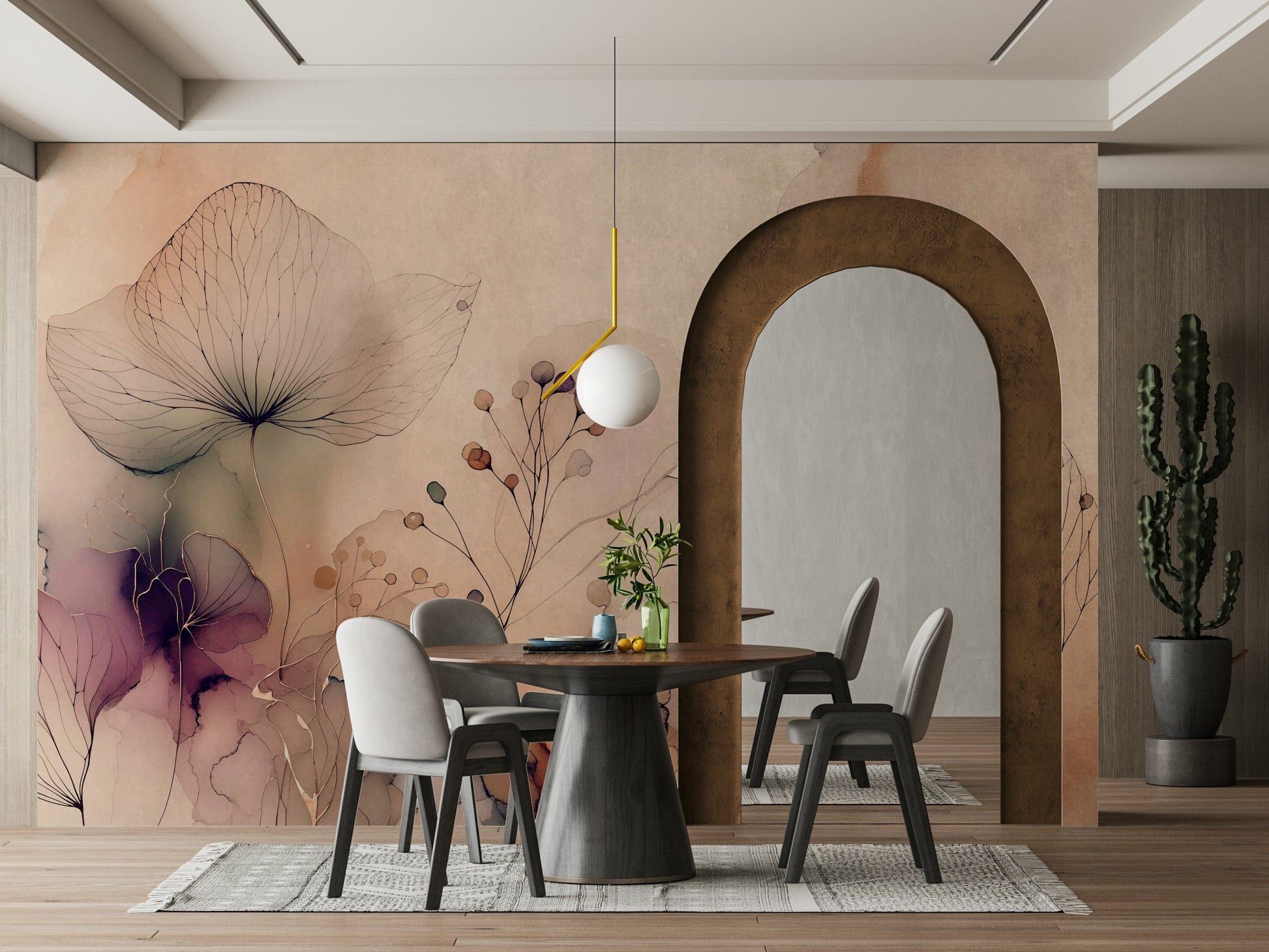 View of friendly shapes and a playful pattern

