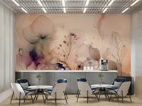 Mural wallpaper capturing a peaceful atmosphere

