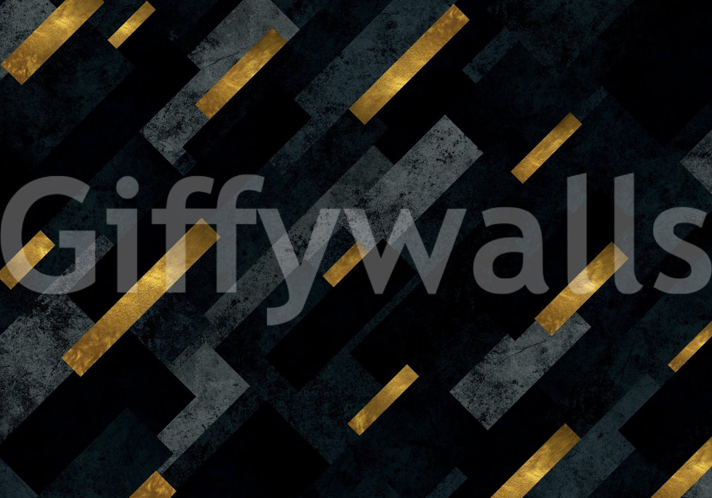 Shimmering stars and shooting stars in night sky mural

