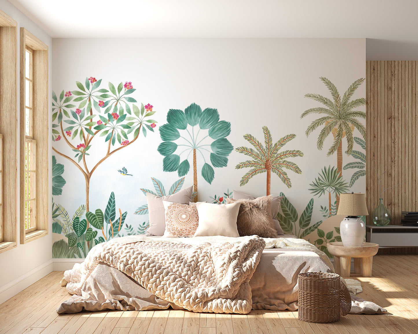 Tropical Forest Wall Mural - Giffywalls