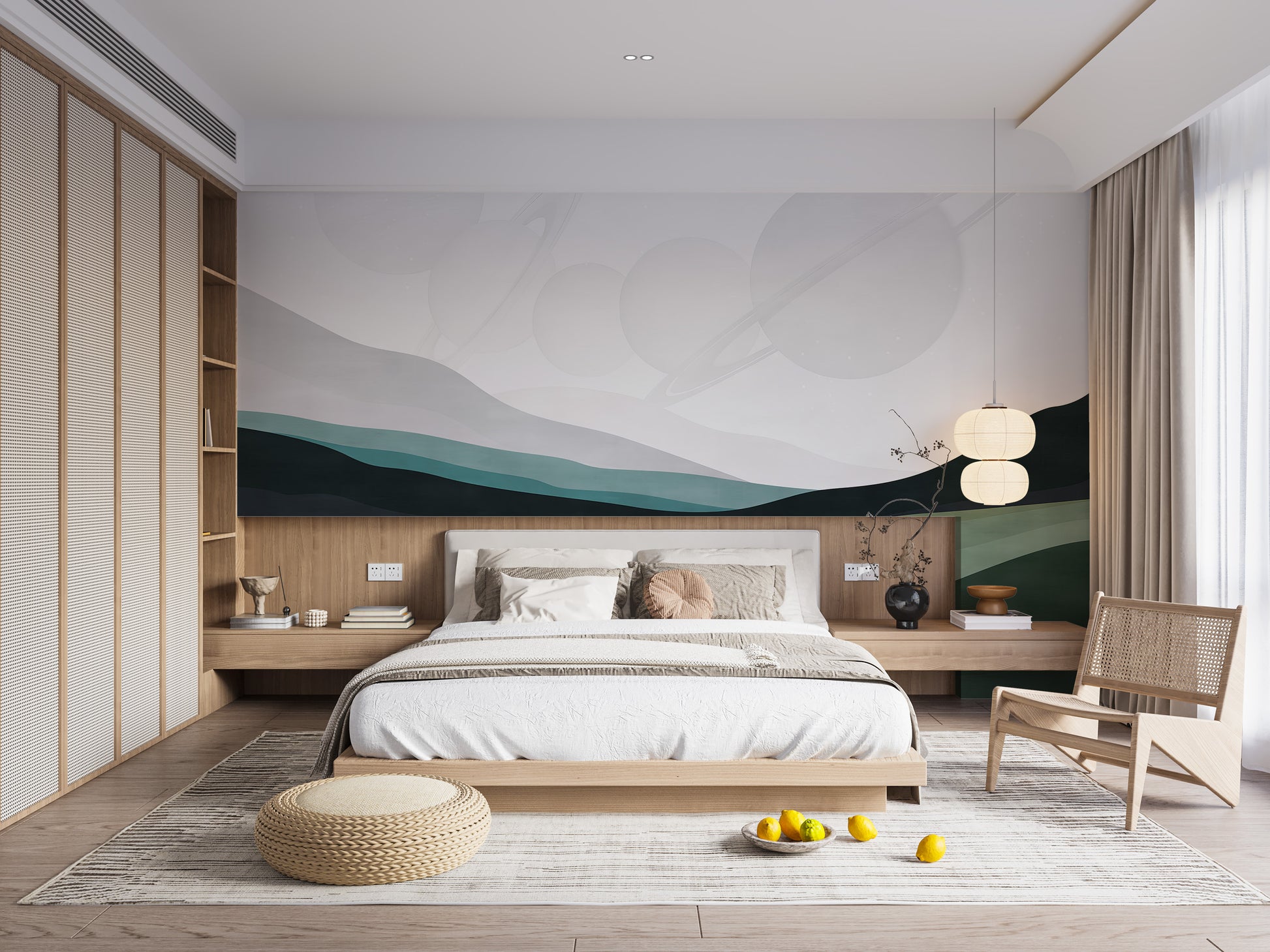 Galactic Harmony Wall Mural - Giffywalls