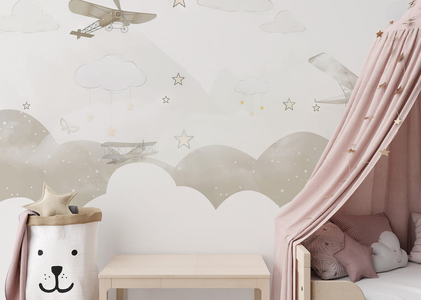 Skyward Fantasies Wall Mural - Giffywalls