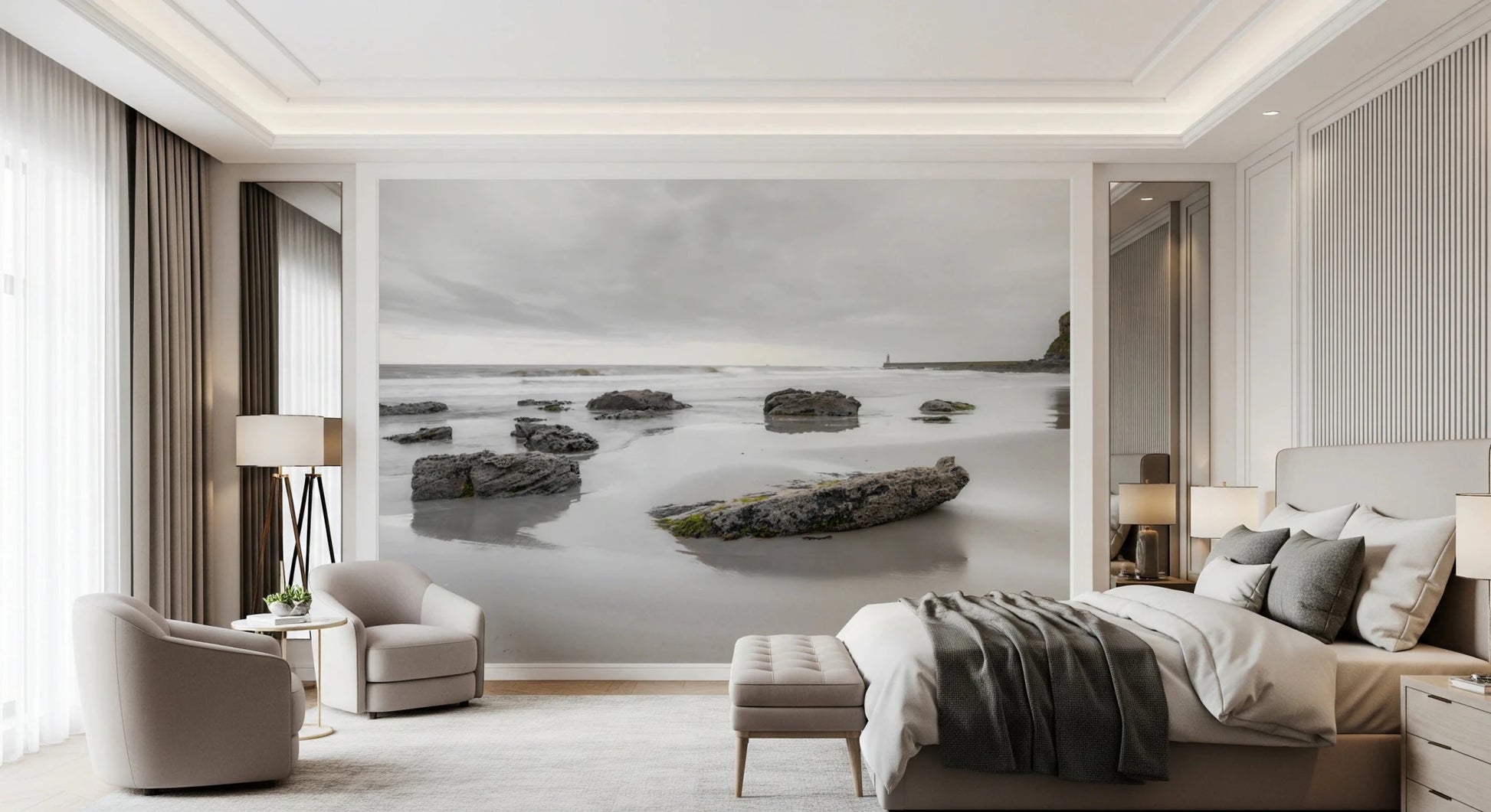 Shoreline Hues Wall Mural