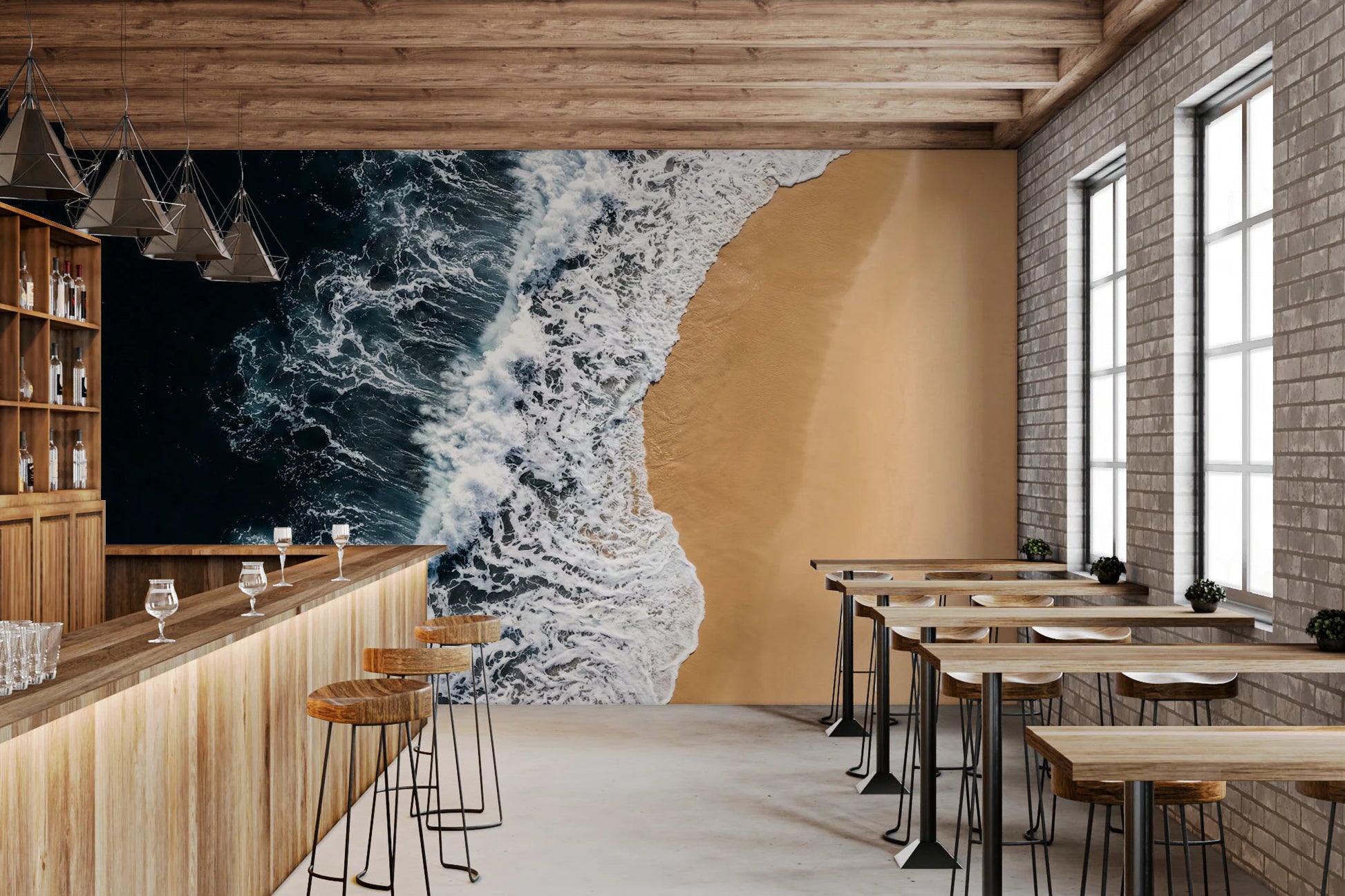 Shoreline Wall Mural